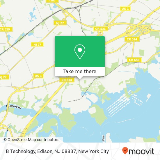 B Technology, Edison, NJ 08837 map