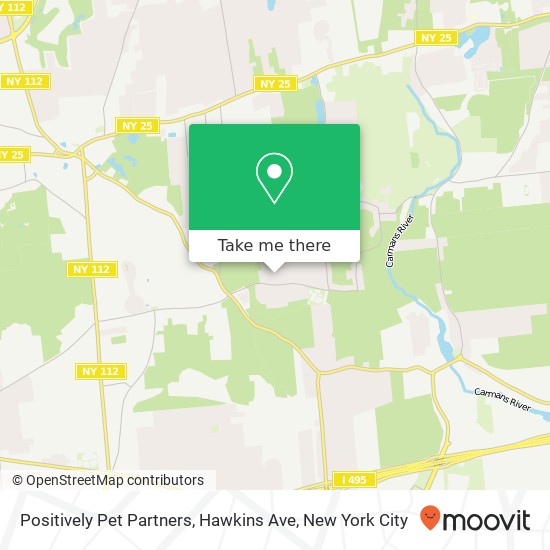 Mapa de Positively Pet Partners, Hawkins Ave