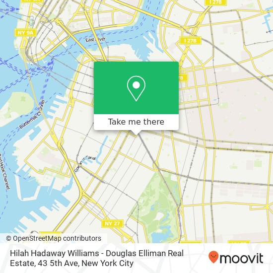 Hilah Hadaway Williams - Douglas Elliman Real Estate, 43 5th Ave map