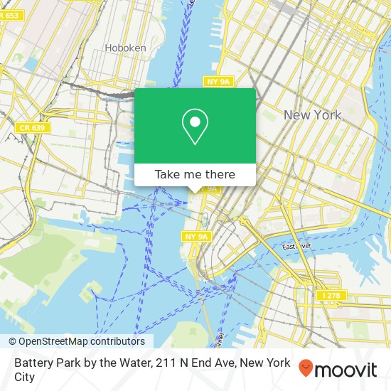 Battery Park by the Water, 211 N End Ave map