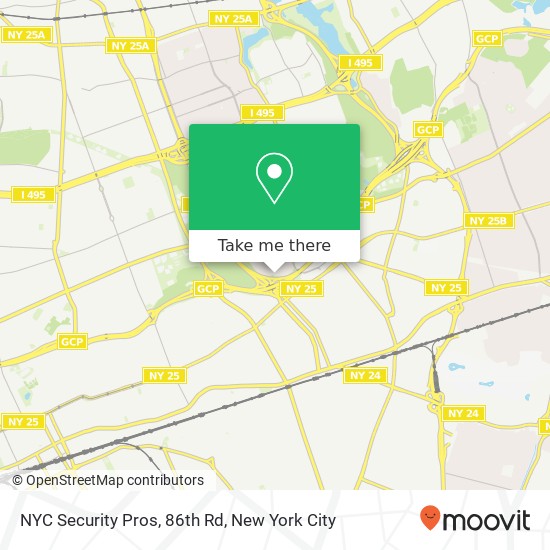 Mapa de NYC Security Pros, 86th Rd