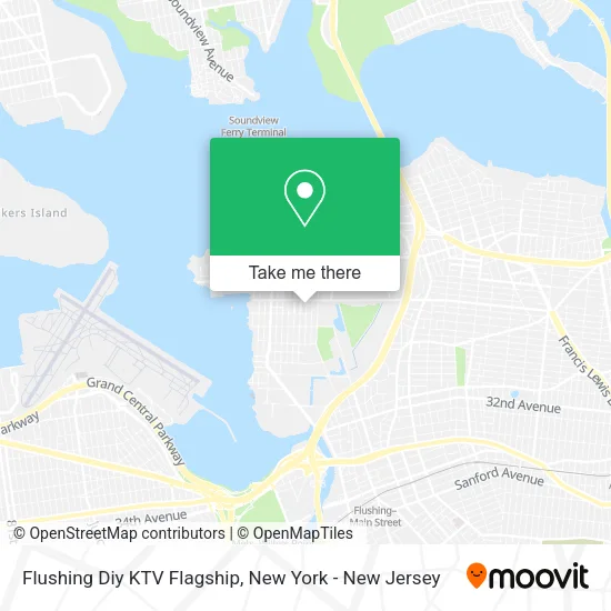 Flushing Diy KTV Flagship map