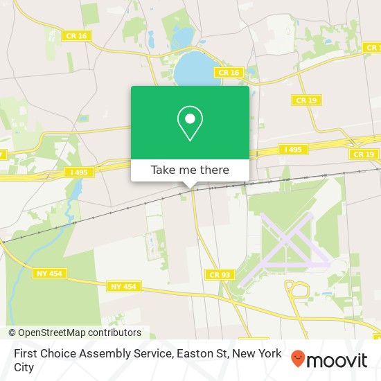 Mapa de First Choice Assembly Service, Easton St
