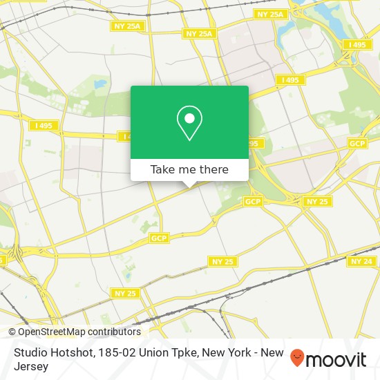 Mapa de Studio Hotshot, 185-02 Union Tpke