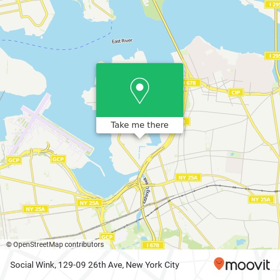Mapa de Social Wink, 129-09 26th Ave