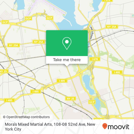 Mora's Mixed Martial Arts, 108-08 52nd Ave map