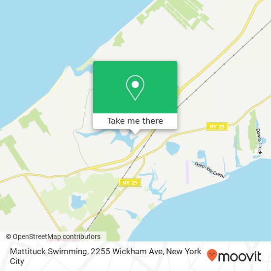 Mapa de Mattituck Swimming, 2255 Wickham Ave