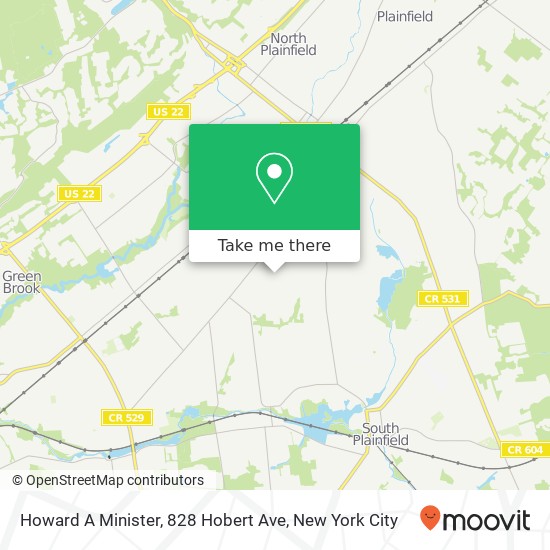 Mapa de Howard A Minister, 828 Hobert Ave