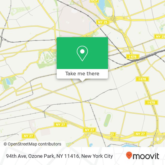 Mapa de 94th Ave, Ozone Park, NY 11416