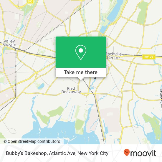 Bubby's Bakeshop, Atlantic Ave map