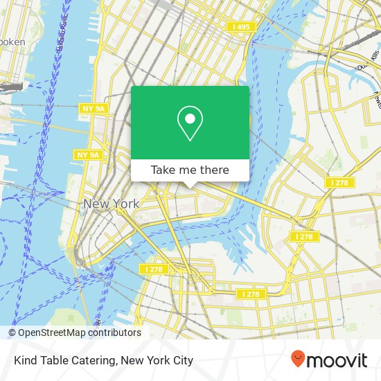 Kind Table Catering map