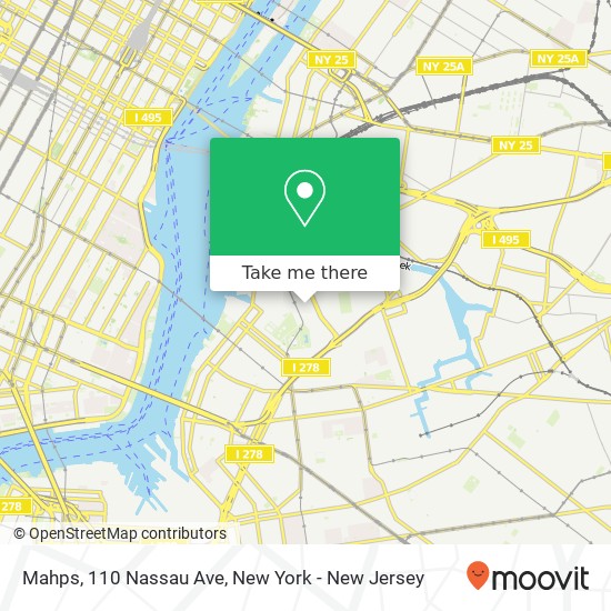 Mahps, 110 Nassau Ave map