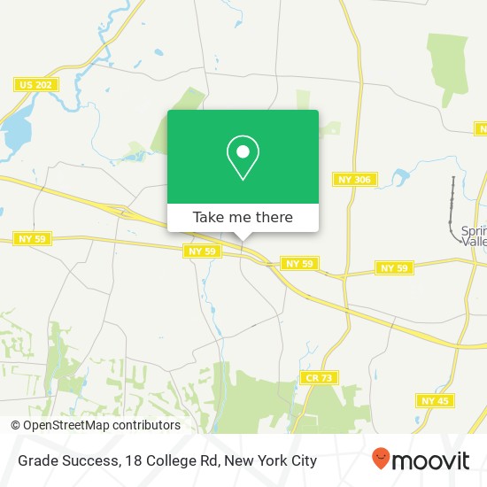 Mapa de Grade Success, 18 College Rd