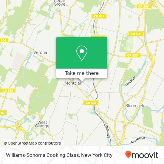 Mapa de Williams-Sonoma Cooking Class