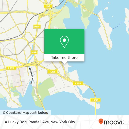 Mapa de A Lucky Dog, Randall Ave