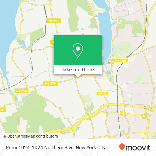 Prime1024, 1024 Northern Blvd map