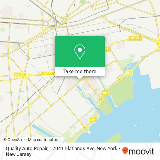 Mapa de Quality Auto Repair, 12041 Flatlands Ave