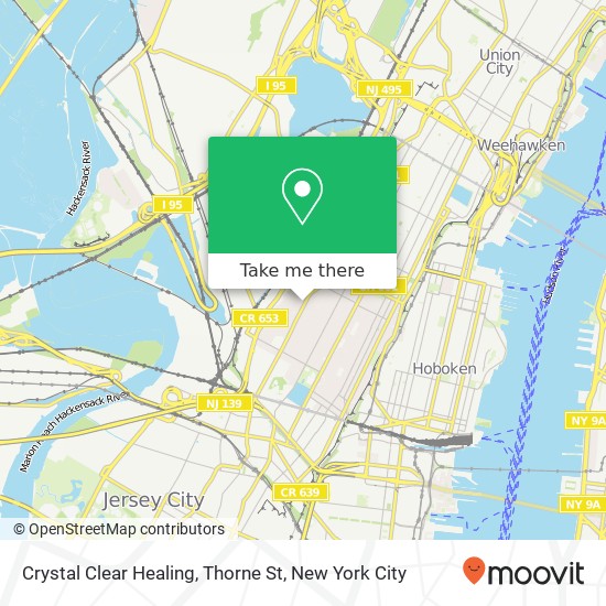 Mapa de Crystal Clear Healing, Thorne St