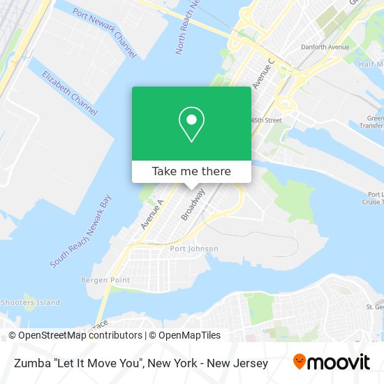 Mapa de Zumba "Let It Move You"