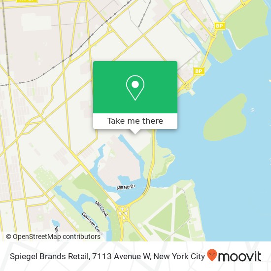 Mapa de Spiegel Brands Retail, 7113 Avenue W