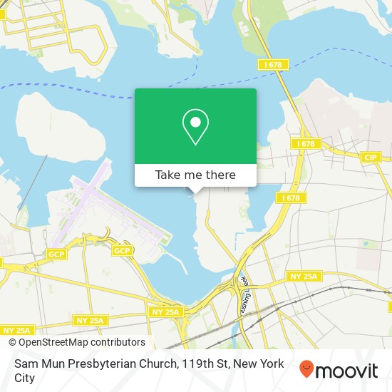 Mapa de Sam Mun Presbyterian Church, 119th St