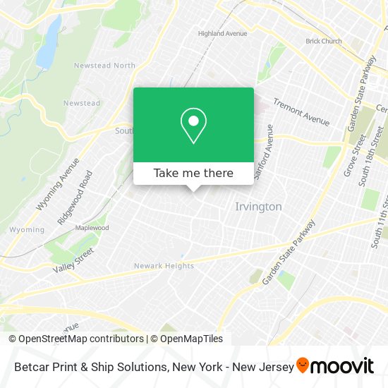 Betcar Print & Ship Solutions map