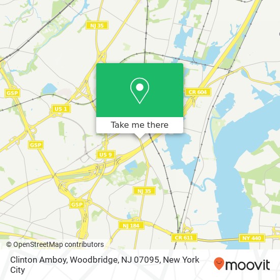 Clinton Amboy, Woodbridge, NJ 07095 map