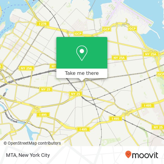 MTA map