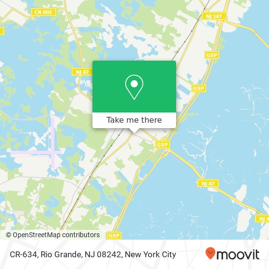 CR-634, Rio Grande, NJ 08242 map