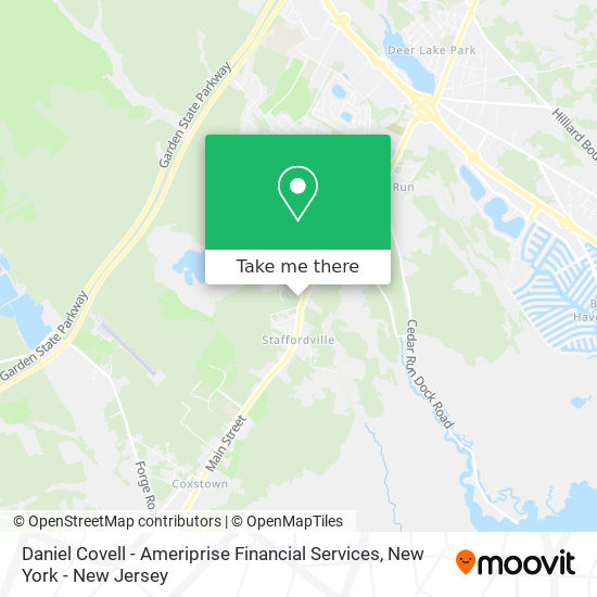 Mapa de Daniel Covell - Ameriprise Financial Services