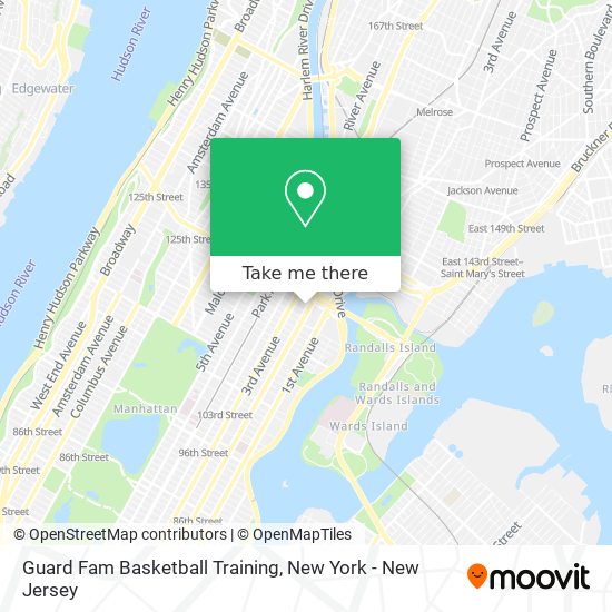 Mapa de Guard Fam Basketball Training