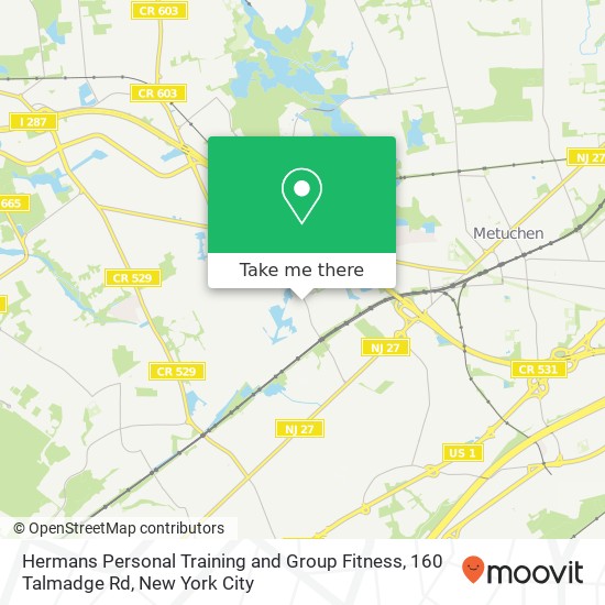 Hermans Personal Training and Group Fitness, 160 Talmadge Rd map