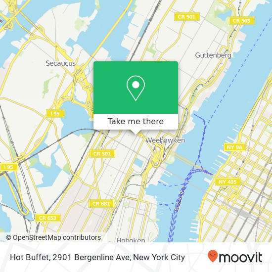 Hot Buffet, 2901 Bergenline Ave map