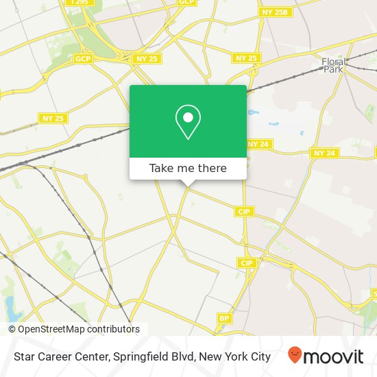 Mapa de Star Career Center, Springfield Blvd