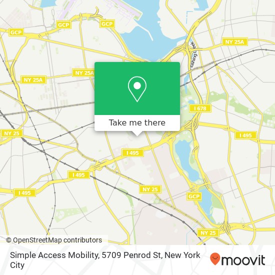 Mapa de Simple Access Mobility, 5709 Penrod St