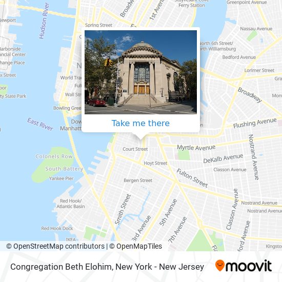 Mapa de Congregation Beth Elohim