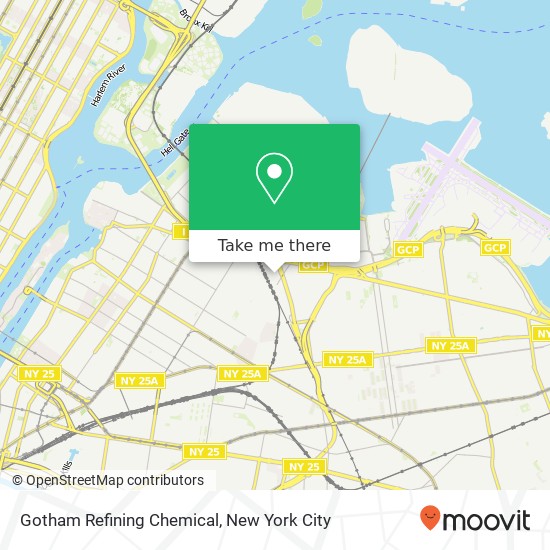 Mapa de Gotham Refining Chemical