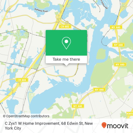 Mapa de C Zyx1 W Home Improvement, 68 Edwin St