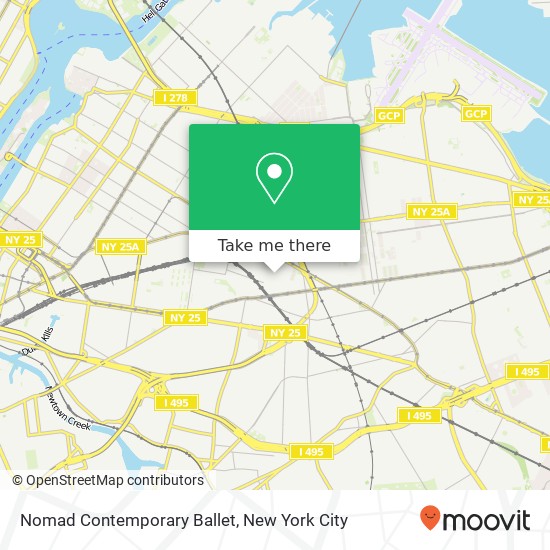 Nomad Contemporary Ballet map