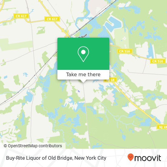 Buy-Rite Liquor of Old Bridge map