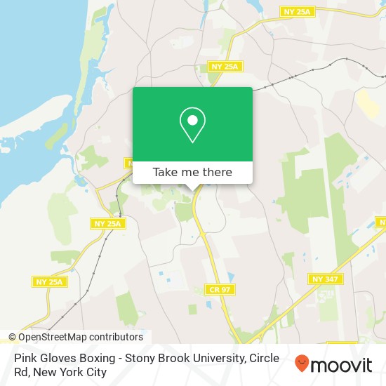 Pink Gloves Boxing - Stony Brook University, Circle Rd map