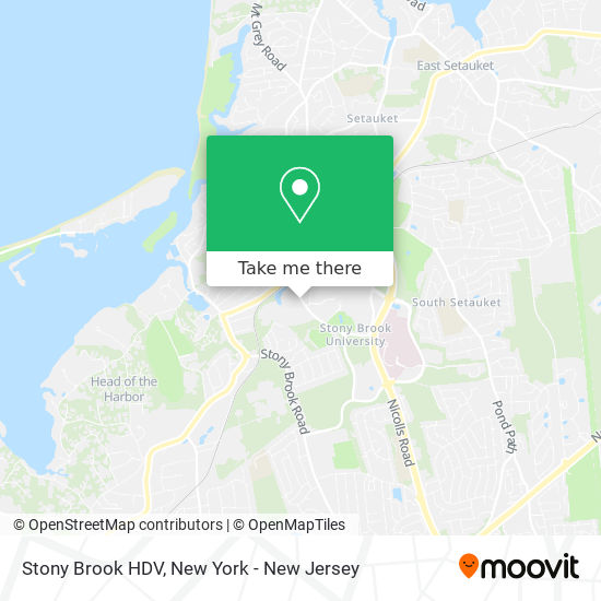 Mapa de Stony Brook HDV