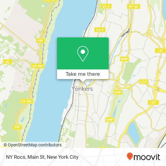 Mapa de NY Rocs, Main St