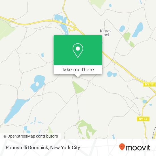 Mapa de Robustelli Dominick, 581 State Route 17M