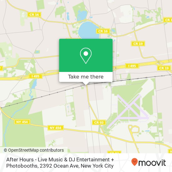 Mapa de After Hours - Live Music & DJ Entertainment + Photobooths, 2392 Ocean Ave