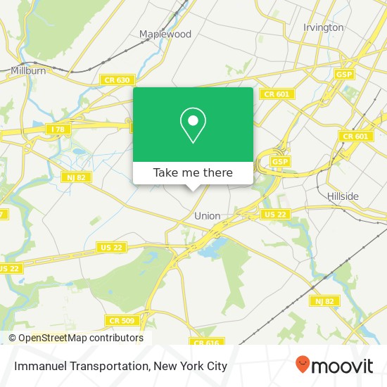 Mapa de Immanuel Transportation
