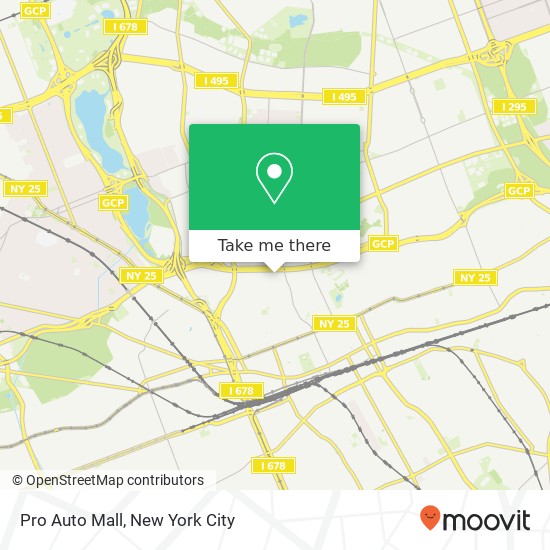 Pro Auto Mall map