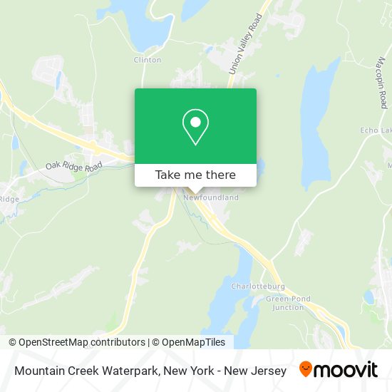 Mapa de Mountain Creek Waterpark