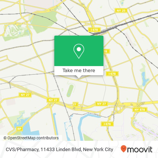 Mapa de CVS / Pharmacy, 11433 Linden Blvd
