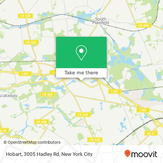 Mapa de Hobart, 3005 Hadley Rd